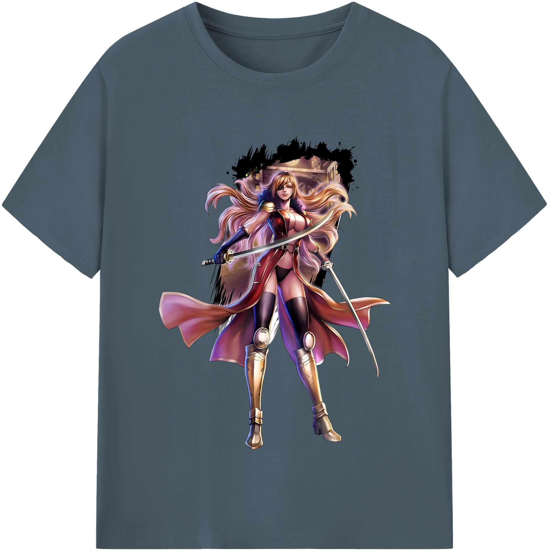 （画像用） 北斗の拳 Fist of the North Star 綿100％半袖Tシャツ（フロントプリント）
